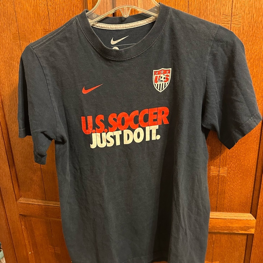 Nike Blue Short Sleeve Tee US Soccer Edition​